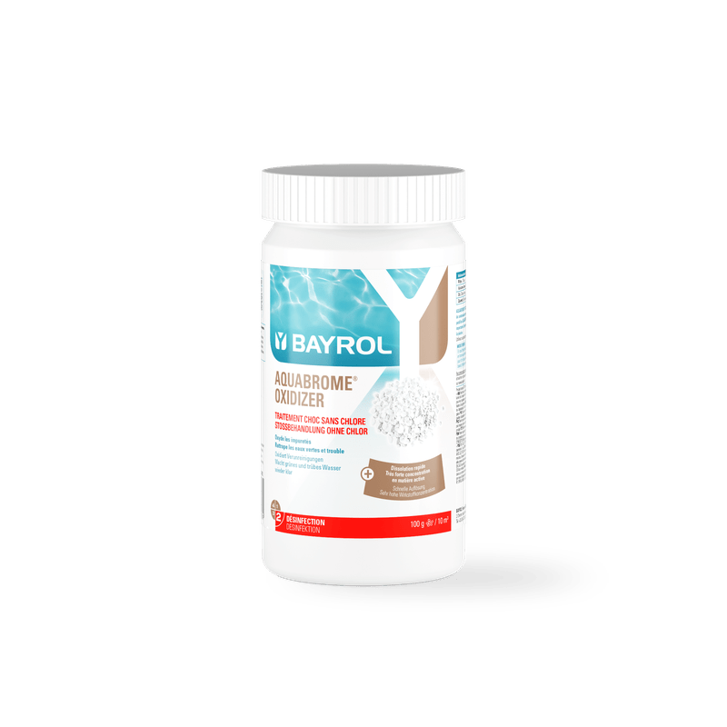 BAYROL Aquabrome® Oxidizer 1.25 kg granules for shock treatment in case of water problems | Can (1250 g) 