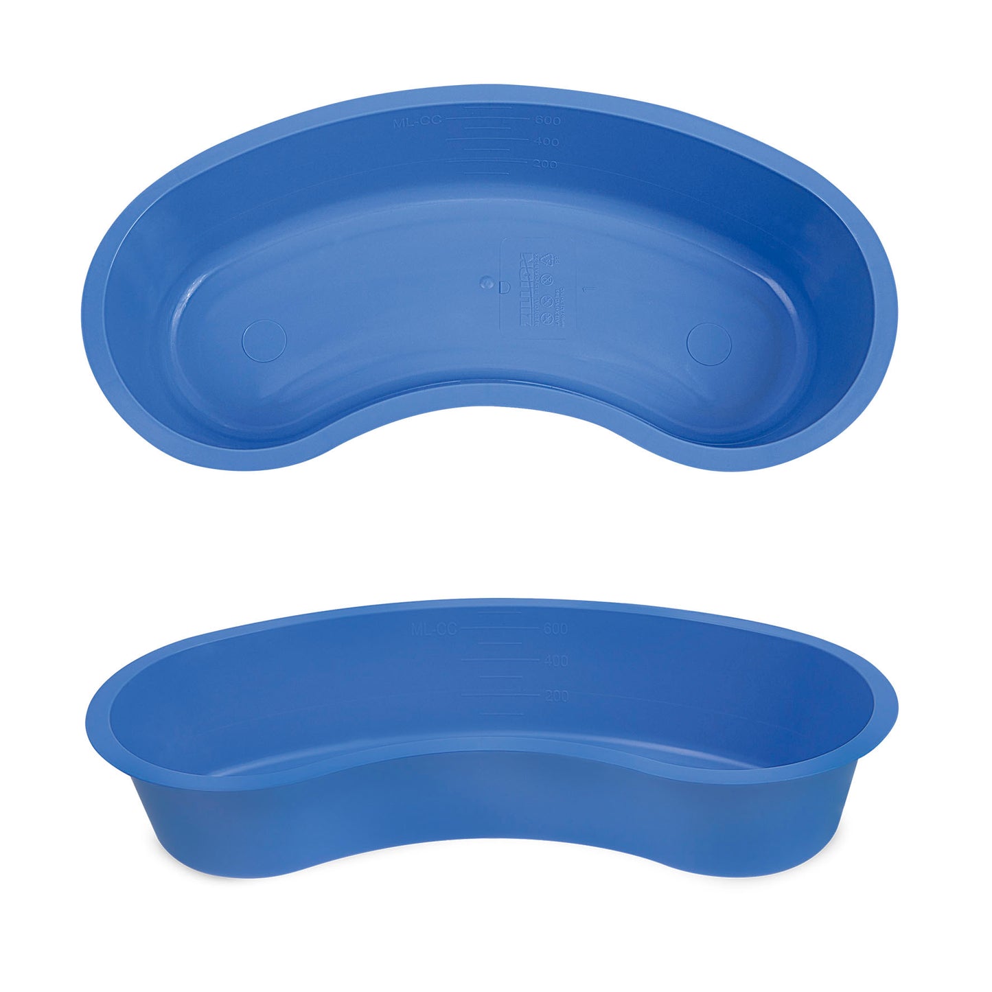 Nierenschalen, steril, 245 x 105 x 50 mm, blau 700ml | Packung (12 Stück)