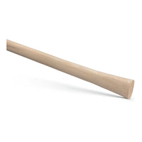 The Nölle Profi Brush ash wood cross-handle hoe, 950 mm long, 64/37.5 mm, is shown against a white background. A light-colored, untreated replacement handle from Nölle Profi Brush Bürsten- & Pinseltechnik e.K.