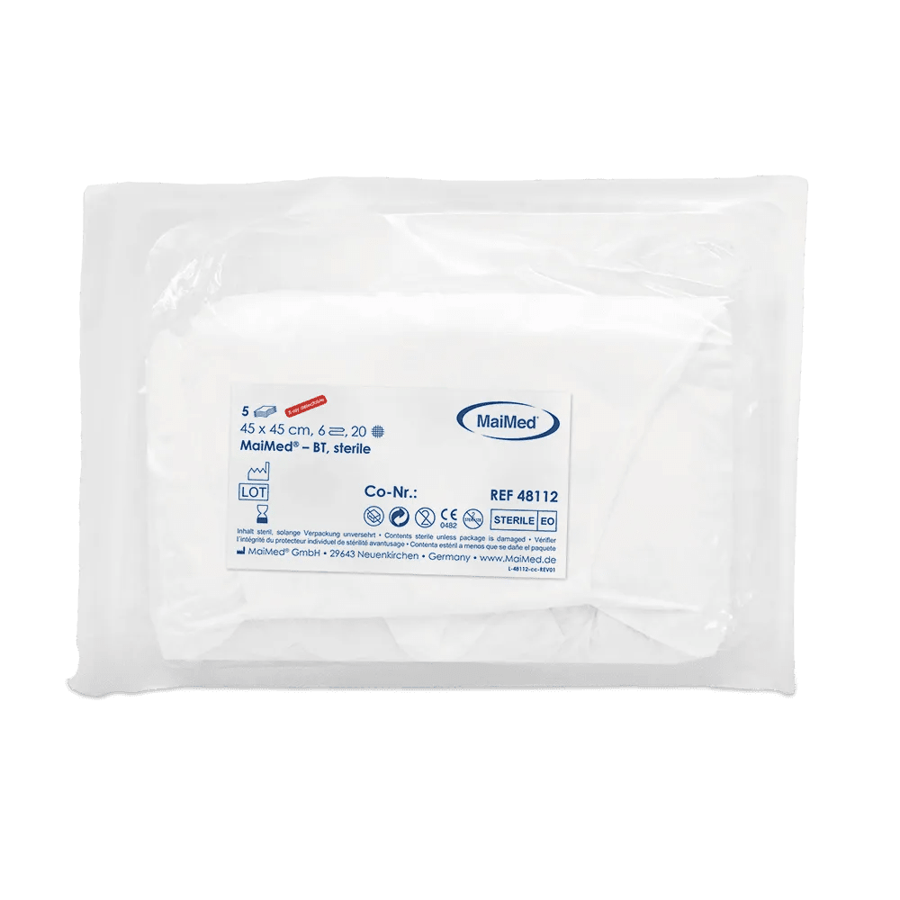 MaiMed-BT-sterile 45x45, Rökochip, double packed