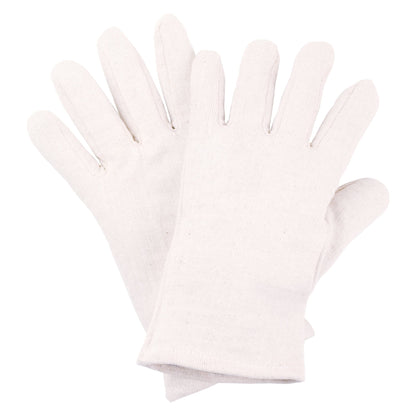 NITRAS Cotton Jersey Gloves, Natural-Colored Cotton Jersey, Size 8 | Pack (12 pairs)