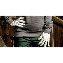 NITRAS Baumwoll-Jersey-Handschuhe, naturfarben Baumwoll-Jersey, Größe 8 | Packung (12 Paare)