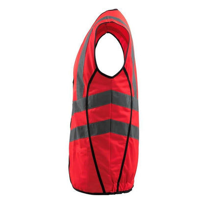 MASCOT® Wingate traffic vest, hi-vis red