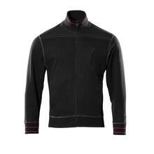 MASCOT® Chania Sweatshirt mit Reißverschluss, schwarz