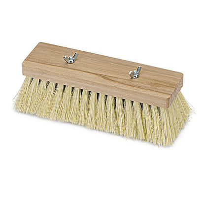 Die Nölle Profi Brush Bitumenbürste Thermo-PET Flachholz mit 2 Flügelschrauben von Nölle Profi Brush Bürsten- & Pinseltechnik e.K. verfügt über einen stabilen, rechteckigen Kopf mit kräftigen, leichten Borsten - perfekt für die harte Reinigung und die einfache Befestigung am Griff.