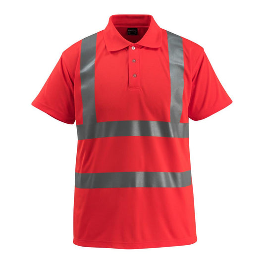 MASCOT® Bowen Polo-shirt, hi-vis rot
