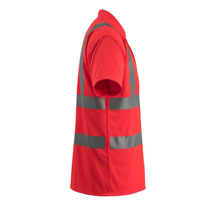 MASCOT® Bowen polo shirt, hi-vis red