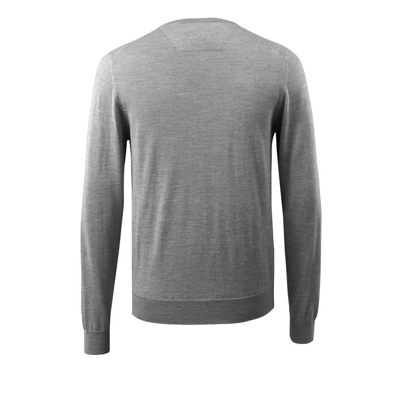 Strickpullover V-Ausschnitt, Merinowolle Strickpullover