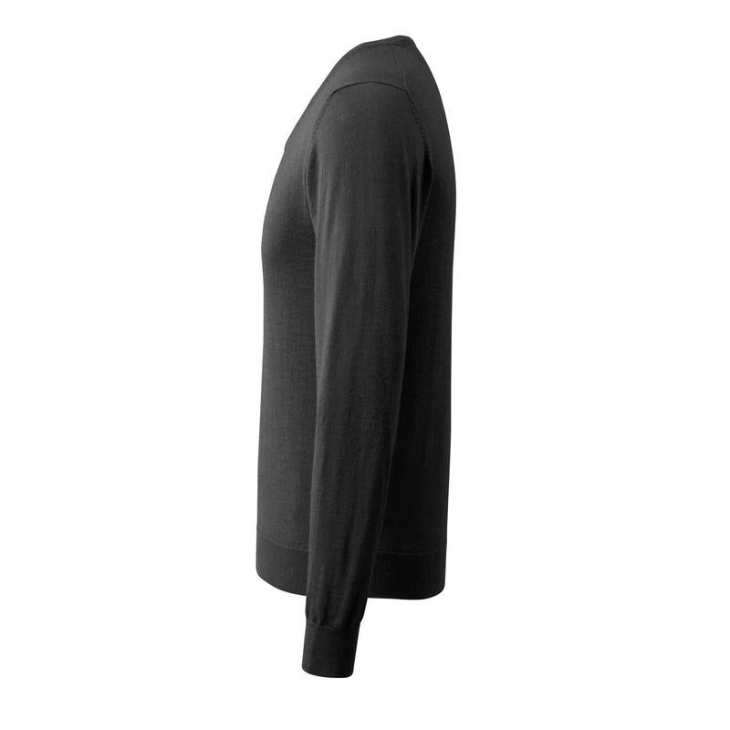 Strickpullover V-Ausschnitt, Merinowolle Strickpullover