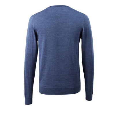 Strickpullover V-Ausschnitt, Merinowolle Strickpullover