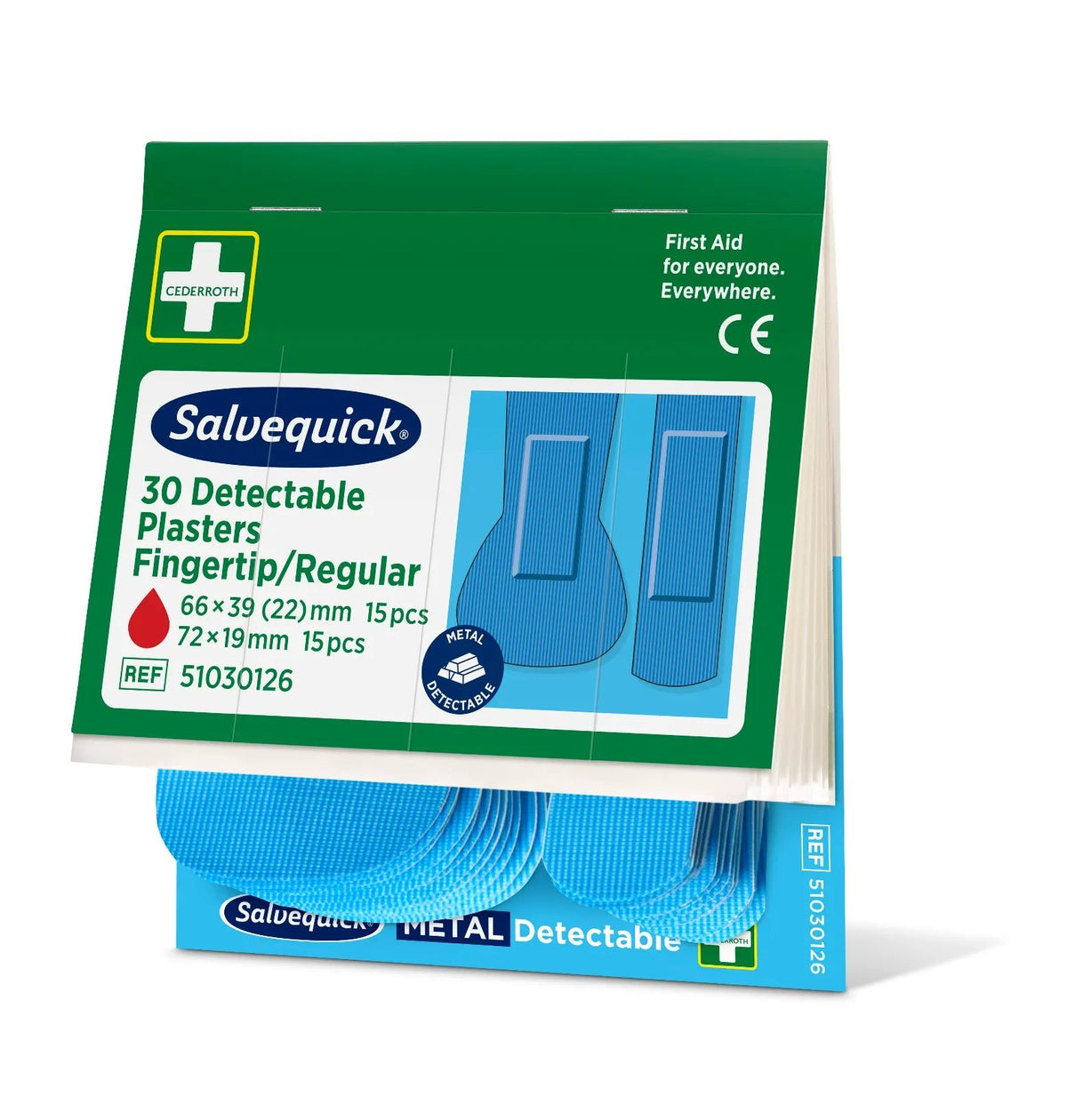 Fingerspitze/normal blau erkennbar | Packung (30 Stück)