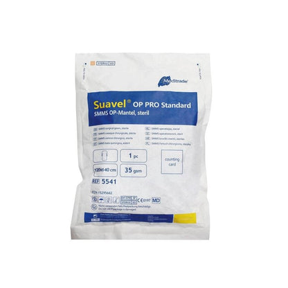 Suavel OP PRO Standard SMMS; Gr. MDIN EN 13795 SP; 35gSteril 120 x 140 | Karton (30 Packungen)