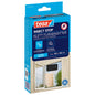 tesa INSECT STOP Klett Fliegengitter für Fenster Standard, anthrazit, 150 x 180 cm