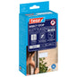 tesa INSECT STOP Klett Fliegengitter Premium für Fenster, weiß 120 x 240 cm