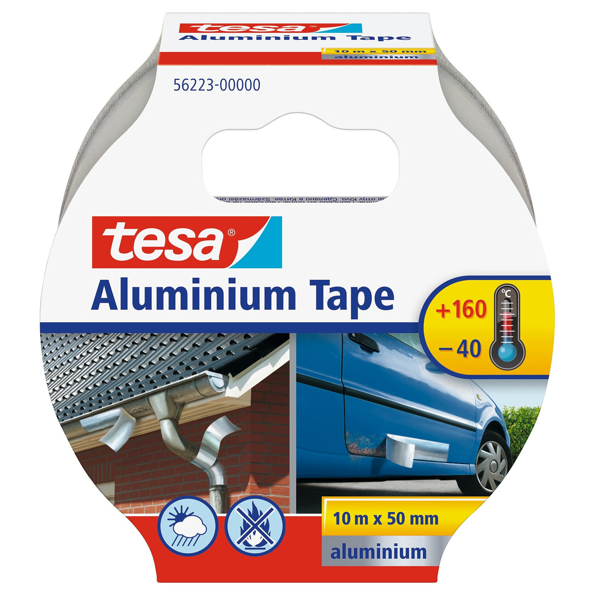 tesa Aluminiumband, 10 m x 50 mm, silber-matt