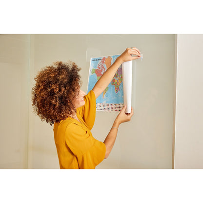 tesa Powerstrips Posterstrips, weiß, Big Stück – Anwendung