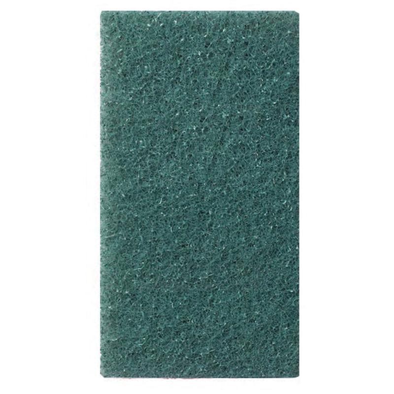 Der TASKI Twister Utility Handpad von Diversey Deutschland GmbH & Co. OHG ist ein grünes, rechteckiges Scheuerpad, das sich ideal für die manuelle Reinigung von schwer zugänglichen Stellen oder die Verwendung mit einem Kantenreinigungsgerät eignet. Geliefert als Karton mit 2 Packungen.