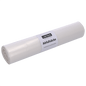 Abgebildet ist eine 50er-Packung EMIL DEISS KG (GmbH + Co.) DEISS 59903 transparente Müllsäcke (620x750 mm), eingewickelt in klarem Kunststoff und beschriftet mit "Deiss Abfallsäcke", auf einfarbig weißem Hintergrund.