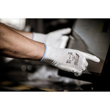 NITRAS antistatic gloves, gray / white