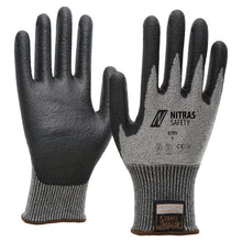 NITRAS TAEKI cut protection gloves, gray / black