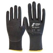 NITRAS ESD 3D CUT F, Schnittschutzhandschuhe, schwarz