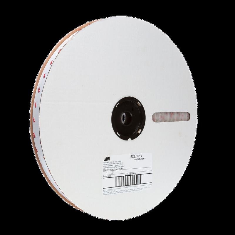 3M™ Loop Tape SJ3527N Black - Removable Velcro fasteners