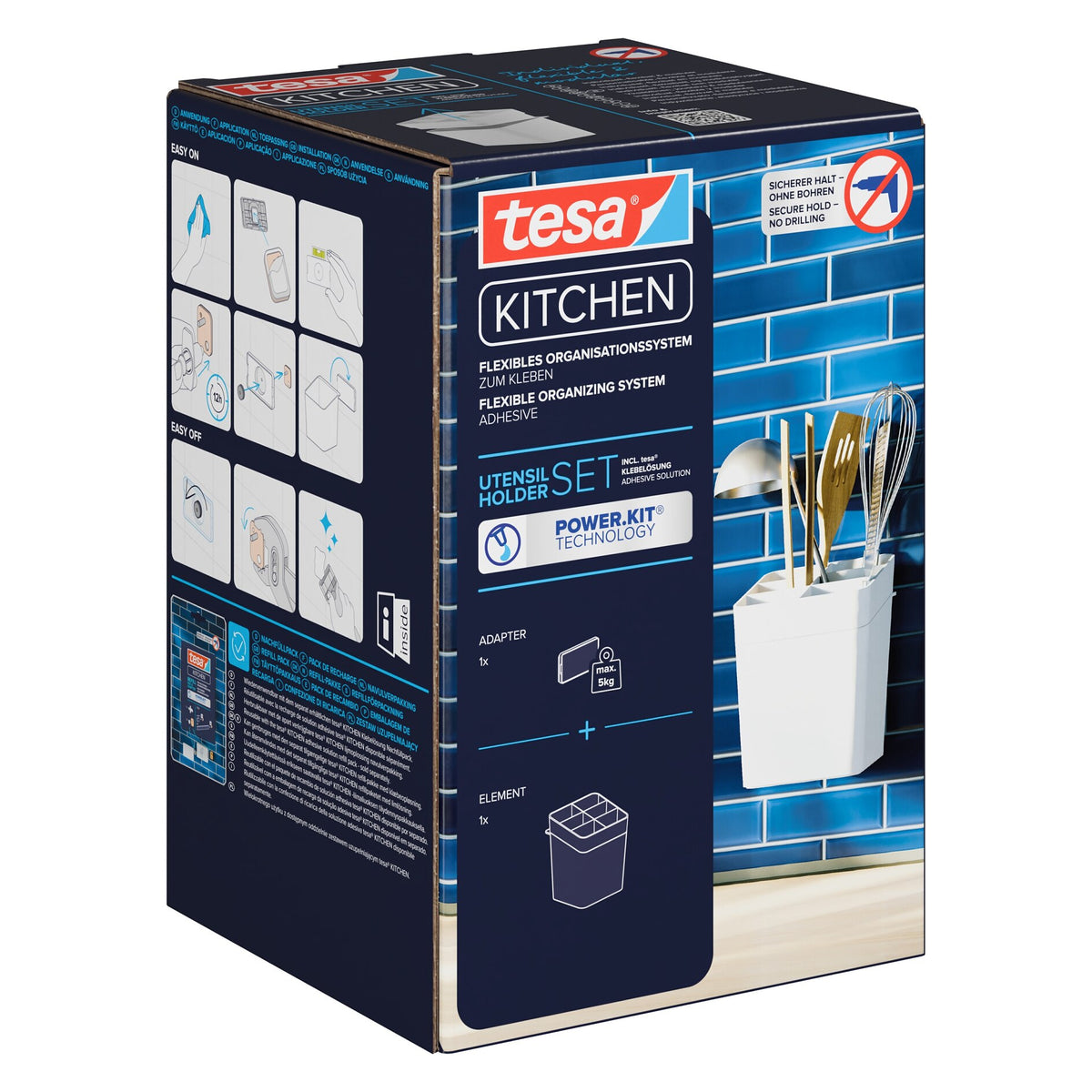 tesa Küchenzubehör Utensilienhalter Set