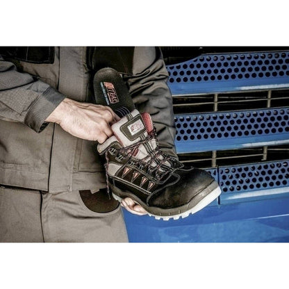 NITRAS COMFORT STEP, Einlegesohle, schwarz / rot