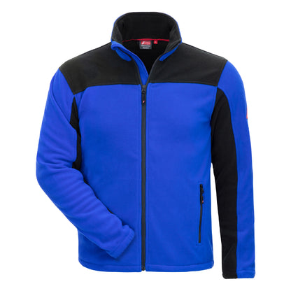 NITRAS MOTION TEX PLUS, Fleece-Jacke, königsblau / schwarz