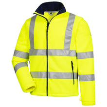NITRAS MOTION TEX VIZ, high-visibility fleece jacket