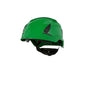 3M™ SecureFit™ Schutzhelm X5500, nicht belüftet, CE, Grün, X5504NVE-CE | Packung (1 Stück)