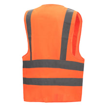 NITRAS Warnweste, neonorange, EN ISO 13688, EN ISO 20471 Polyester: 100% | Packung (1 Stück)