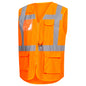 NITRAS Warnweste, EN ISO 1368, 100% Polyester