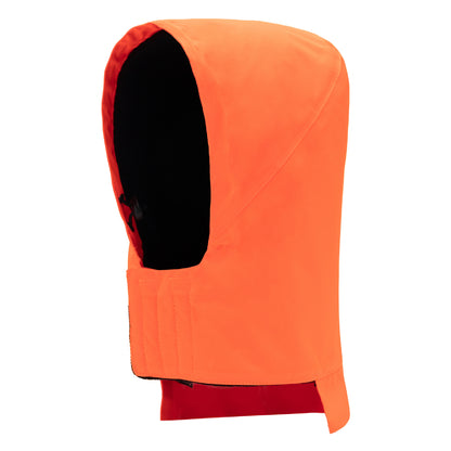 NITRAS abnehmbare Winterkapuze, neonorange, OEKO-TEX  Polyester: 100% | Packung (1 Stück)