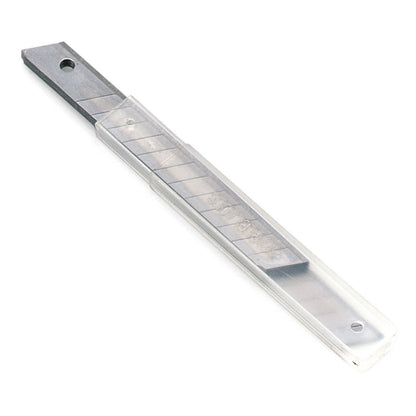 Die Nölle Profi Brush Abbrechklingen von Nölle Profi Brush Bürsten- & Pinseltechnik e.K. sind hochwertige Abbrechklingen im transparenten Etui mit mehreren segmentierten Klingen - ideal für präzises Arbeiten und Langlebigkeit.