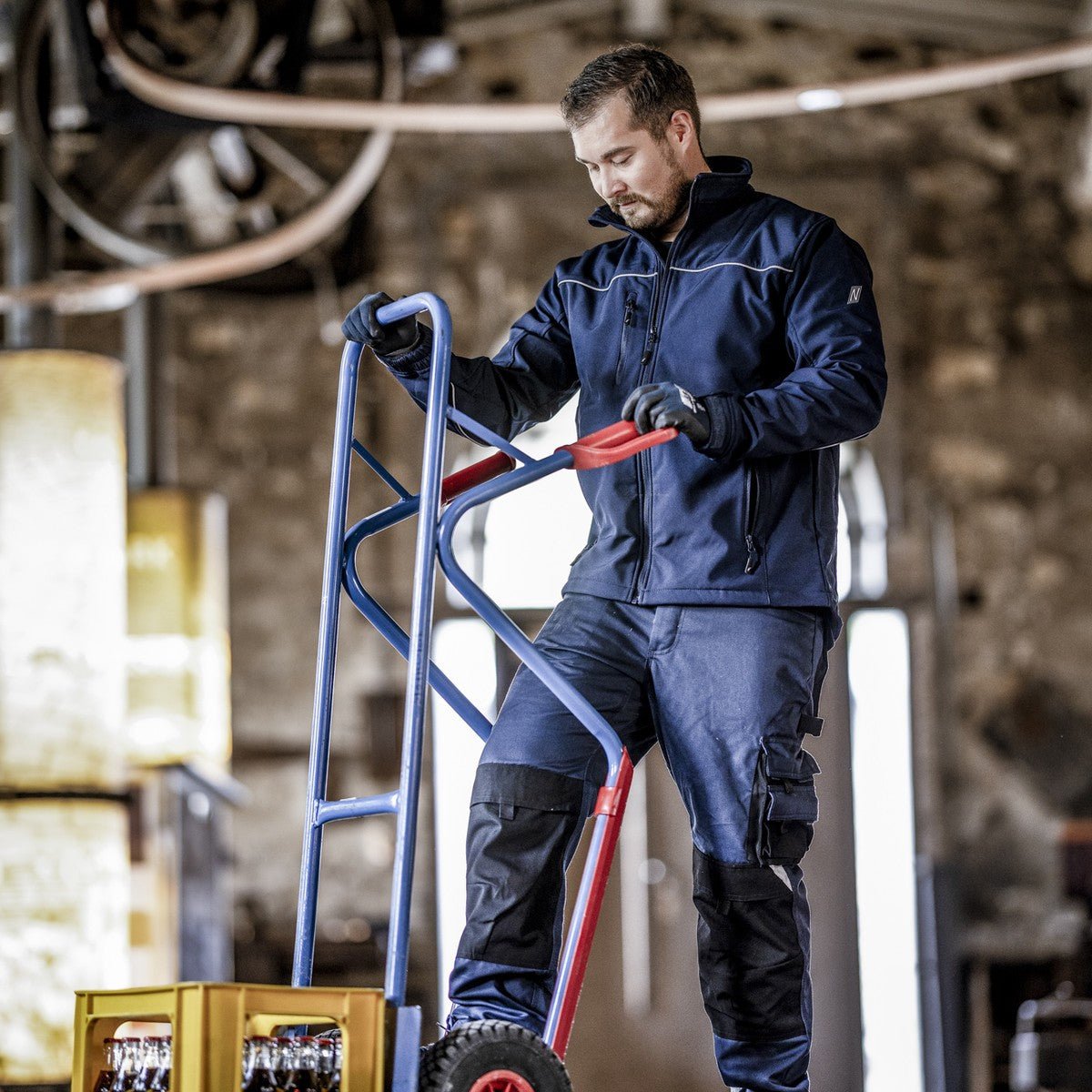 NITRAS MOTION TEX LIGHT, Softshelljacke, marineblau