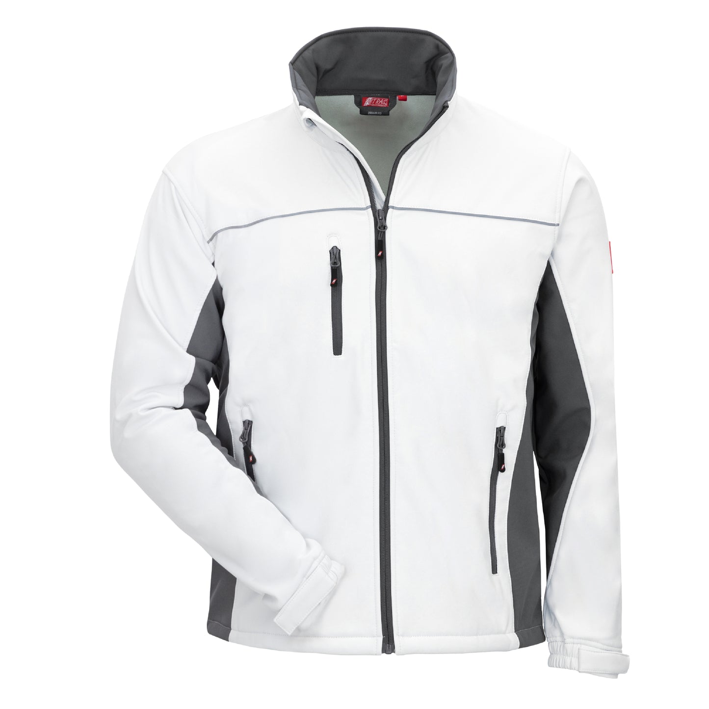 NITRAS MOTION TEX LIGHT, Softshelljacke, weiß / grau