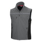 NITRAS MOTION TEX LIGHT, softshell vest, gray / black