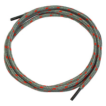 NITRAS Schnürsenkel, grau / rot | Packung (1 Paar)