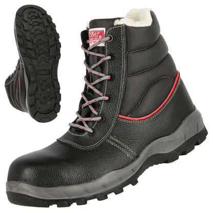 NITRAS STEP MID+ MF W, S3 CI safety winter boots, mid-height, black