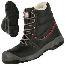 NITRAS STEP MID+ W, S3 Sicherheitswinterstiefel, halbhoch, schwarz