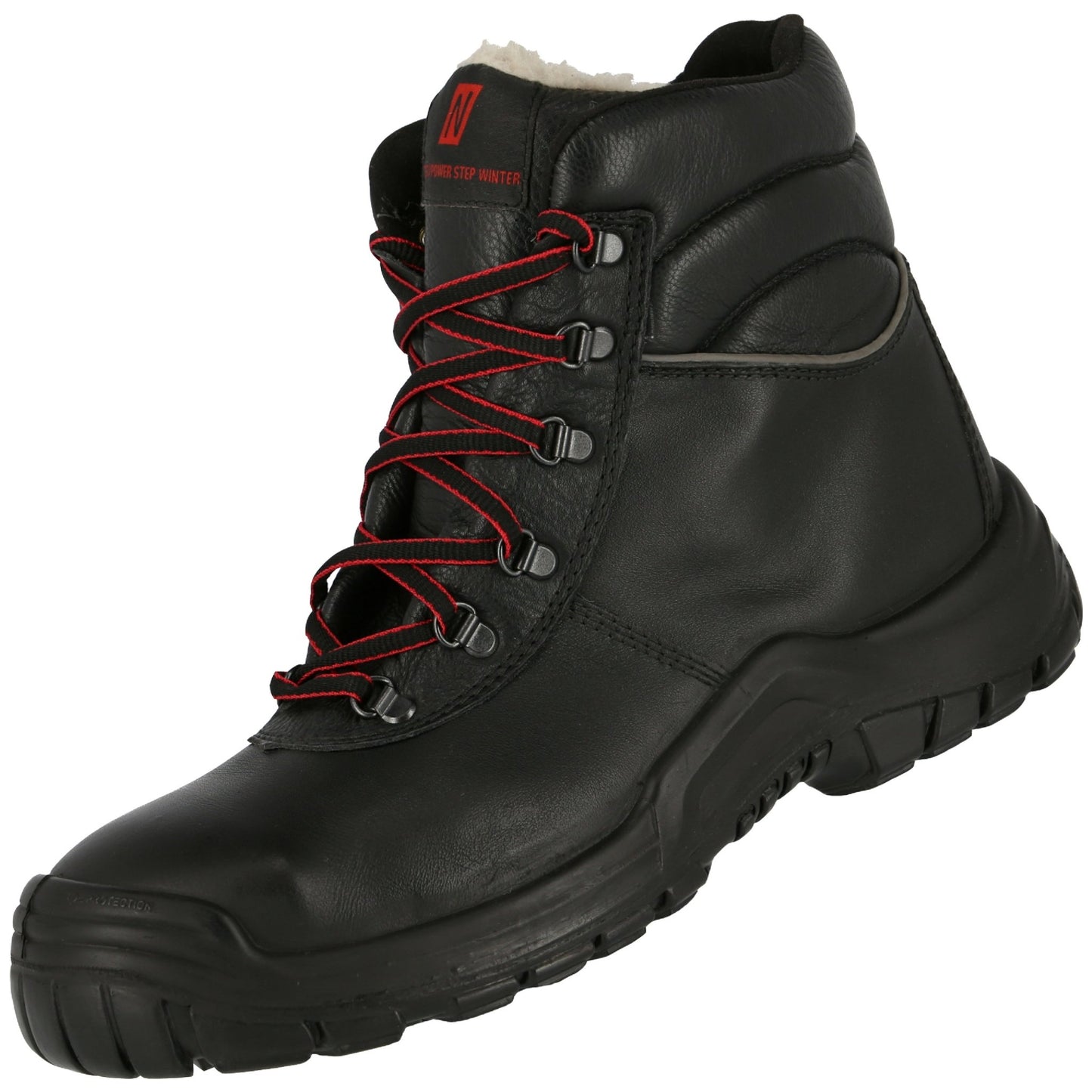 NITRAS POWER STEP MID+, S3 CI HI HRO SRC safety winter boots, mid-height, black