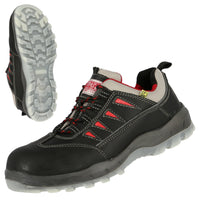 NITRAS SPORT STEP, S3 Sicherheitshalbschuhe, schwarz