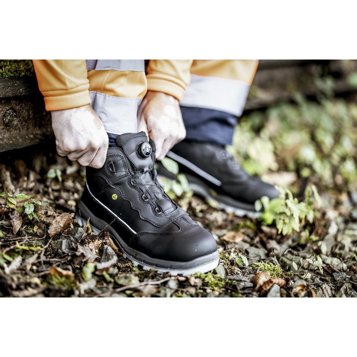 NITRAS SPORT STEP MID FIT, Sicherheitsstiefel, halbhoch, schwarz