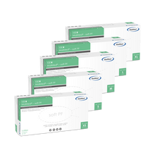 MaiMed-soft PF latex examination gloves non-sterile powder-free 100 pieces/box