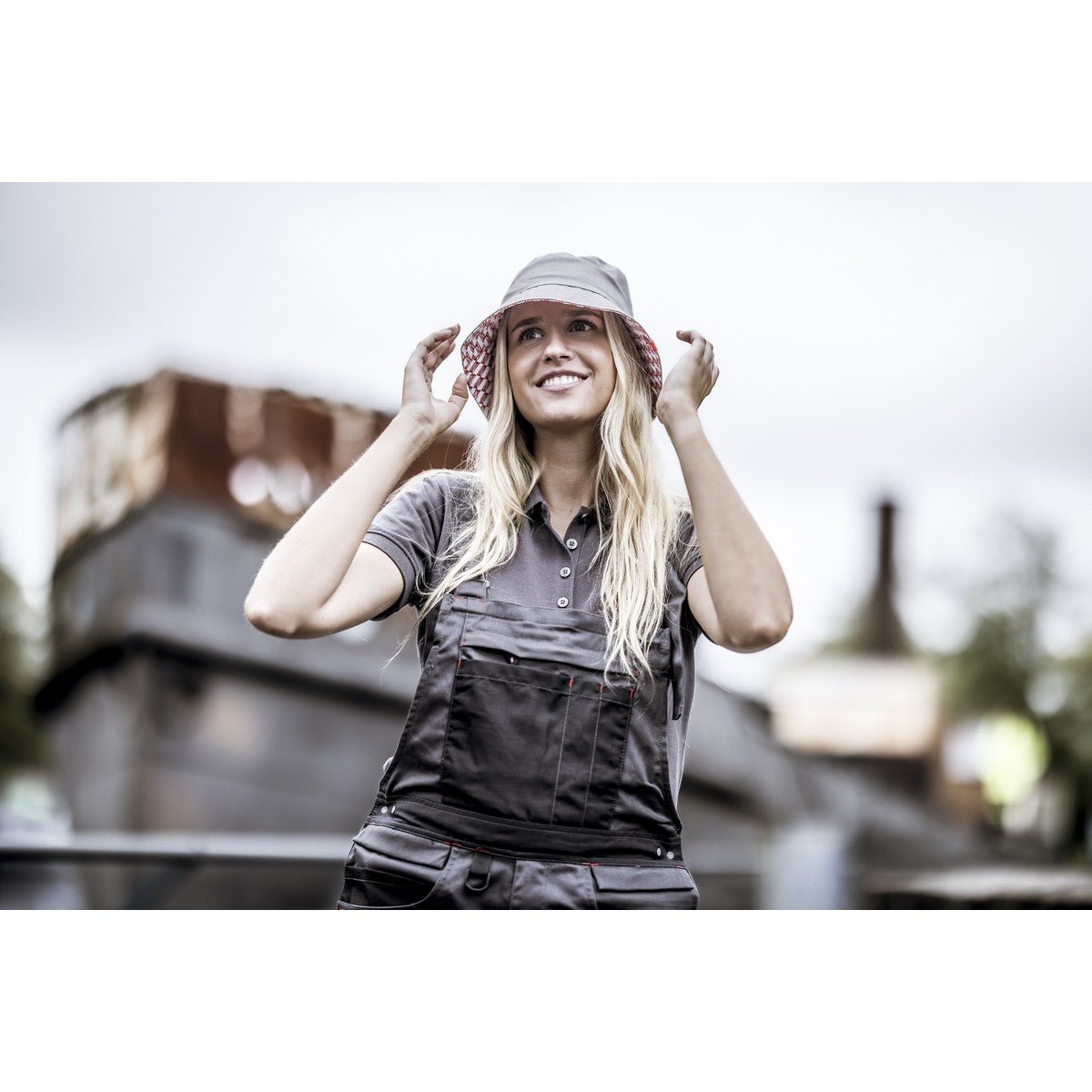 NITRAS Fisherman's Hat, Light Gray, 100% Cotton | Package (1 piece)