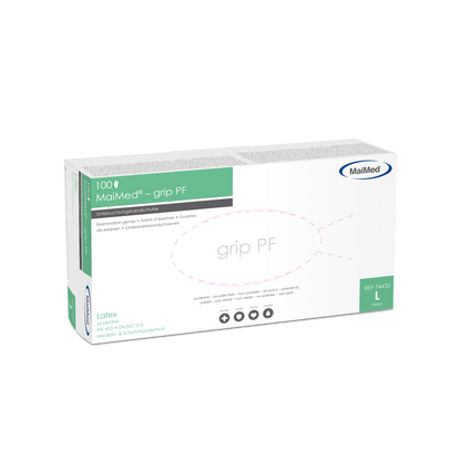 MaiMed-grip PF, unsteril, puderfrei Latex-Untersuchungshandschuhe