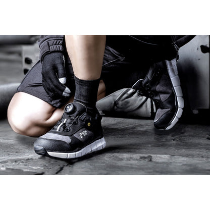 NITRAS SONIC STEP FIT, S3S FO HRO SC SR Sicherheitshalbschuhe, grau / schwarz