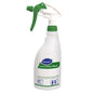 A white 0.5L trigger spray bottle for Jontec Tensol from Diversey Deutschland GmbH & Co. OHG with a green trigger and cleaning symbols, ideal for effective hard floor cleaning.