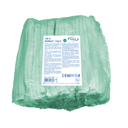 MaiMed-Cap K, clip cap made of PP, 100 pieces/bag